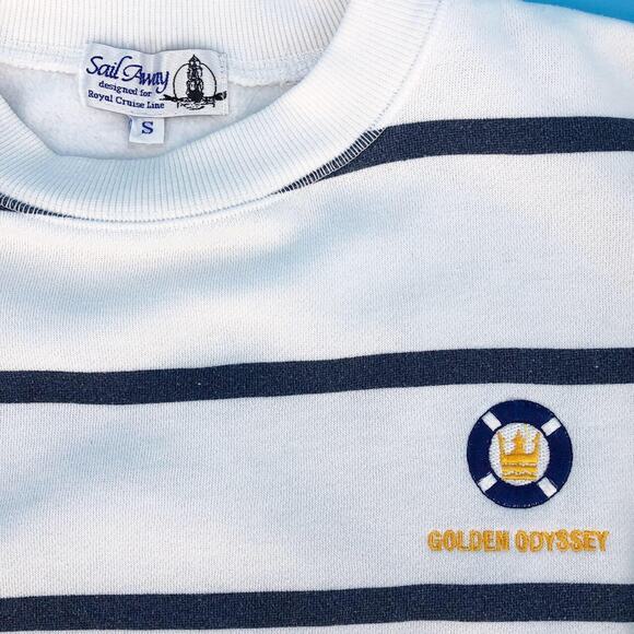 90s Golden Odyssey Royal Cruise Line crewneck sweatshirt 1990s vintage - Picture 2 of 4